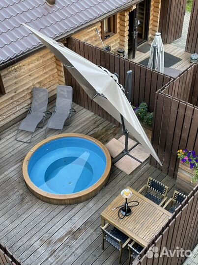 Аренда русской бани с купелью