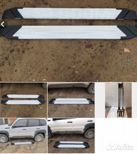 Защита порогов niva