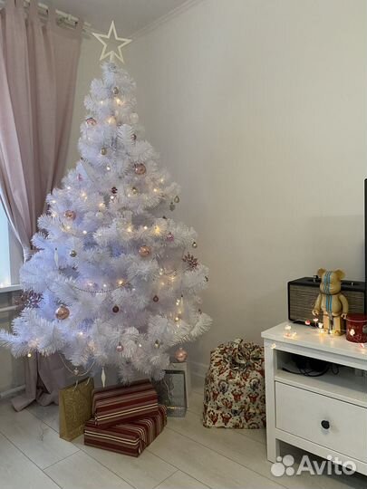 Елка искусственная белая 2м