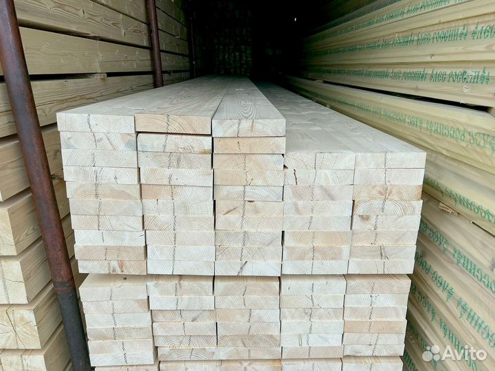 Доска обрезная 25х150х6000мм от производителя