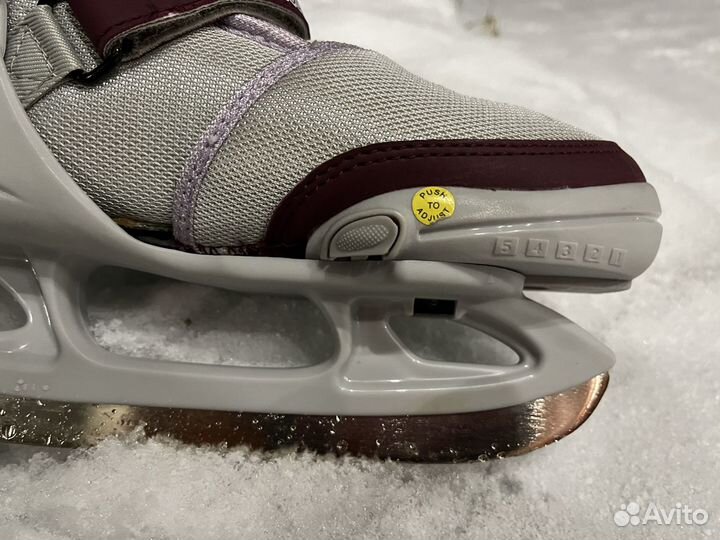 Коньки ледовые детские раздвижные 32-37 К2