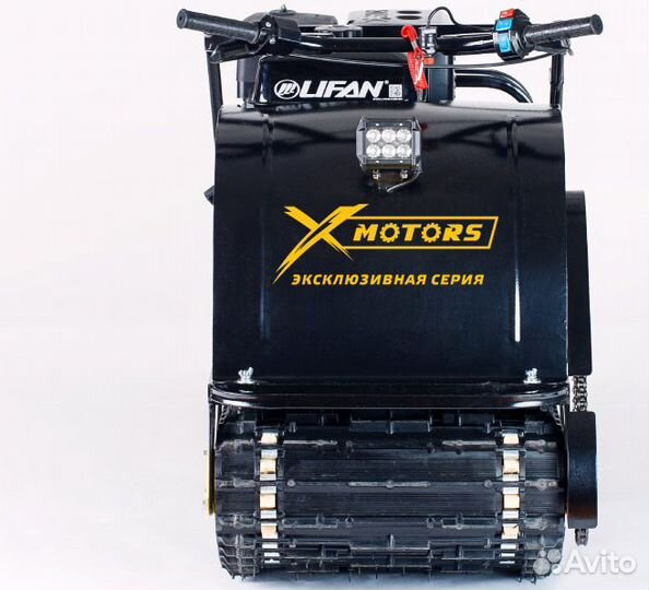 Мотобуксировщик X-motors opti MAX 19 c реверсом и