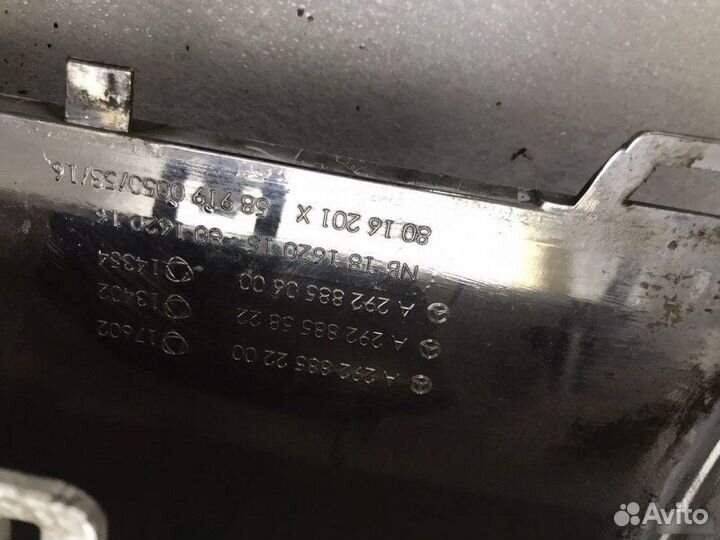 Накладка бампера передняя Mercedes-Benz Gl-Class