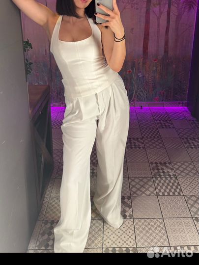 Костюм zara белый