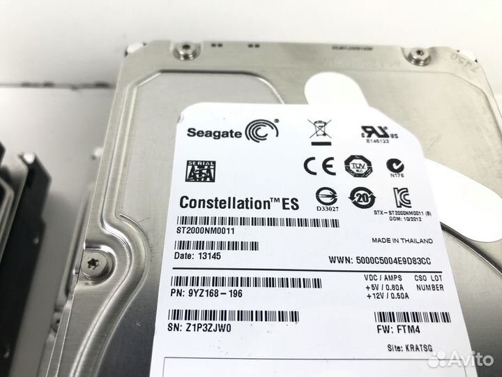 Жесткий диск Seagate 2 Тб ST2000NM0011 3.5 SATA