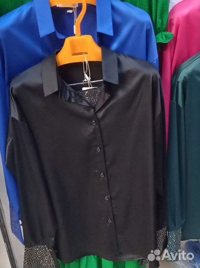 Шелковая рубашка женская