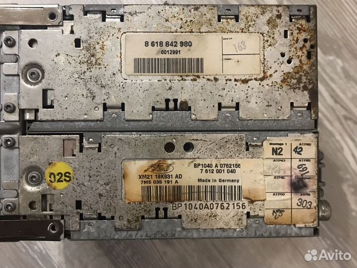 Магнитола 2 дин ford