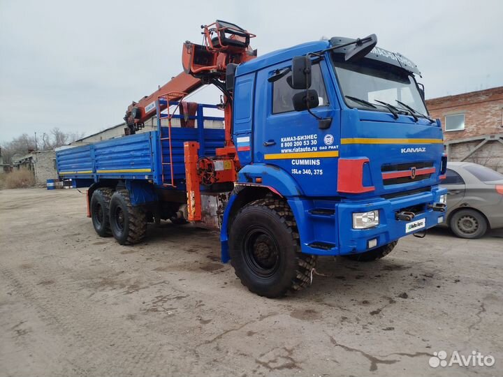 Шасси КАМАЗ 43118 с КМУ Kanglim, 2014