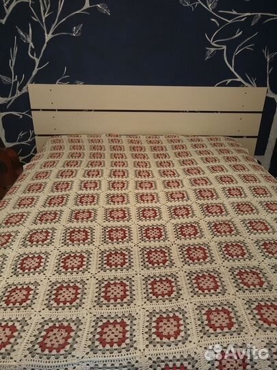 Плед вязаный крючком