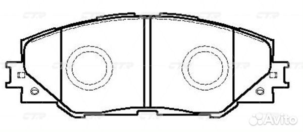 CKT-49 Колодки тормозные дисковые перед G