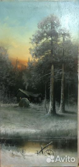 Картина «Зима» холст, масло