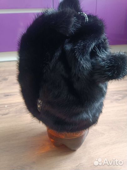 Шапка норковая женская бу