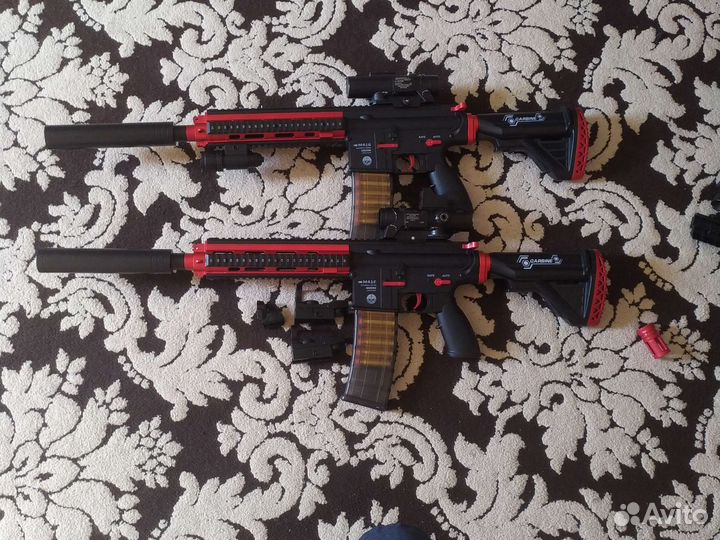 Игровой автомат с пулями нерф и гильзами