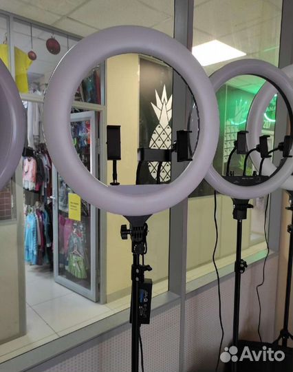 Кольцевая лампа 45см YQ-460А Новая