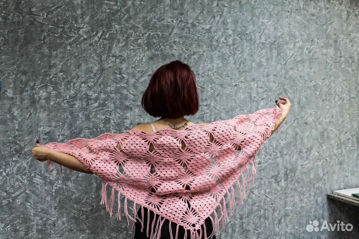 Платок шаль ручная работа