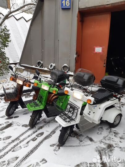 Honda gyro x-3 pgm-катаем в зиму