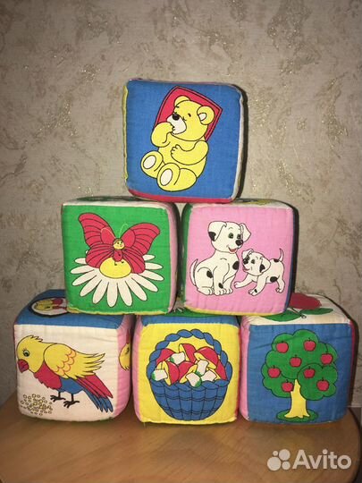 Мягкие кубики