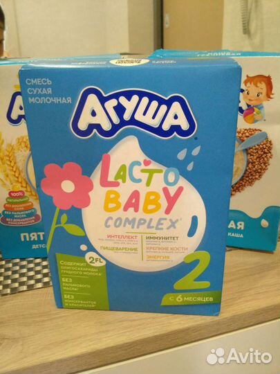 Детские каши Nestle и Агуша