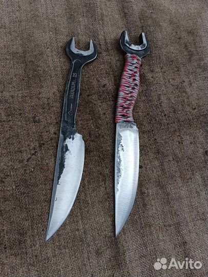 Нож кованый из ключа