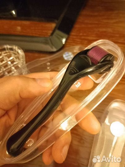 Мезороллер для лица, шеи, кожи головы