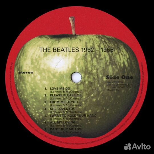 The Beatles – 1962-1966, 3LP, EU 2023(1973), новый