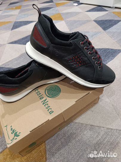 Полуботинки Alessio Nesca,нат кожа, р 44