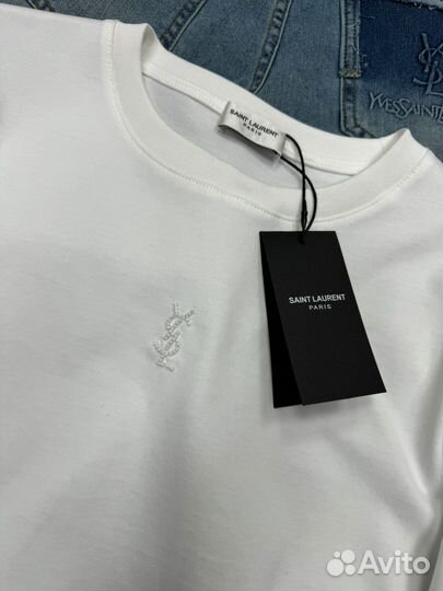 Saint laurent футболка женская 2 цвета