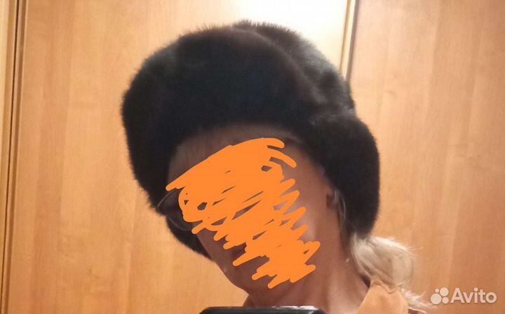 Шапка норковая женская