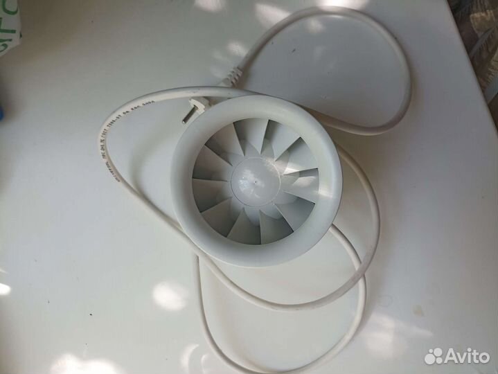 Канальный вентилятор 100 + угольный фильтр 100