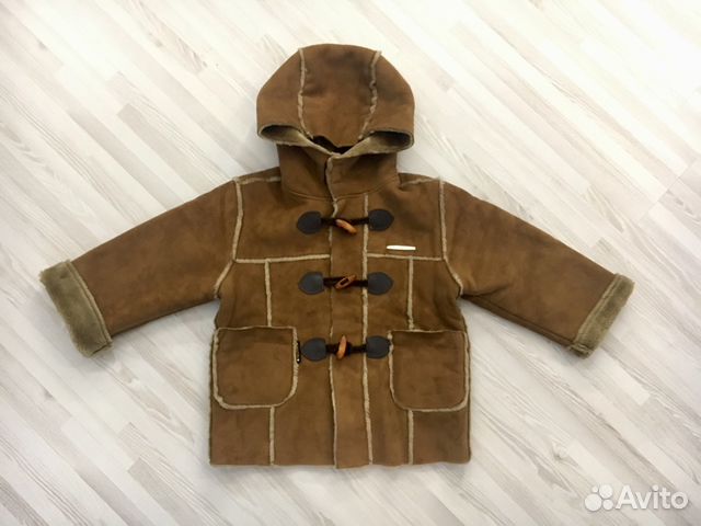 Дубленка из натуральной кожи(замши) мехом Ю.Корея