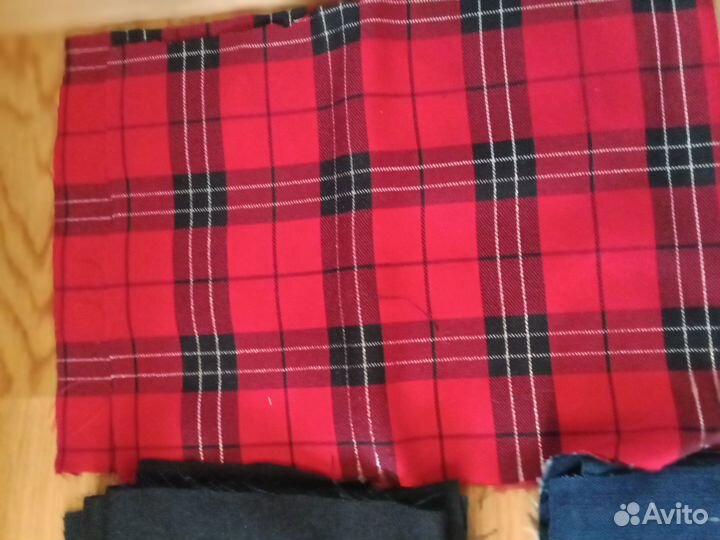 Ткани лоскут шерсть, хлопок, джиновая ткань