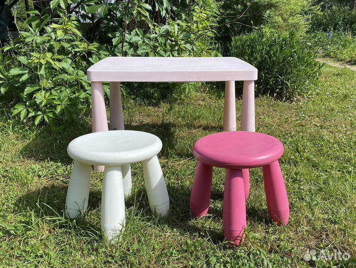 Стол и табуретки Mammut IKEA