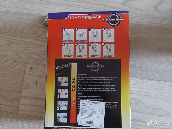 Ролики на обувь новые