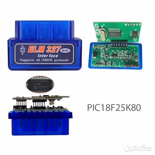 Диагностический сканер v1.5 ELM327 pic18f25k80