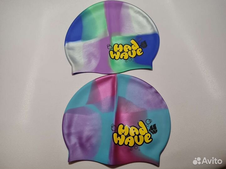 Шапочка для плавания mad wave