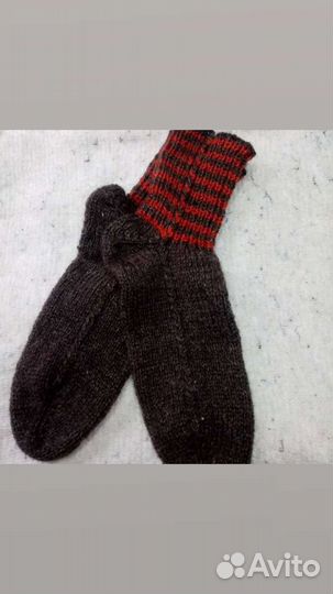 Носки шерстяные ручная работа