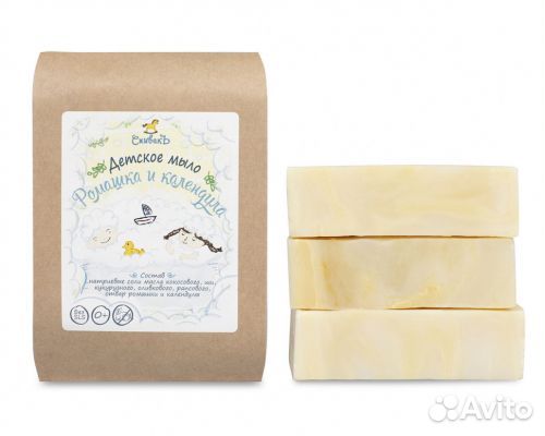Детское мыло, мыло-шампунь Спивакъ