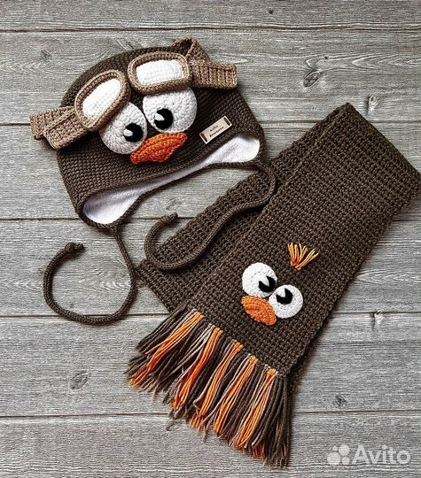 Комплект шапка+шарф