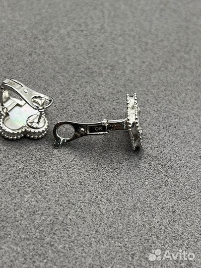 Серьги van cleef