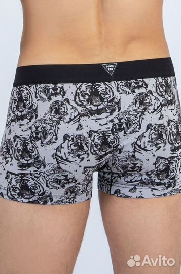 Мужские бамбуковые трусы-боксеры с эластаном