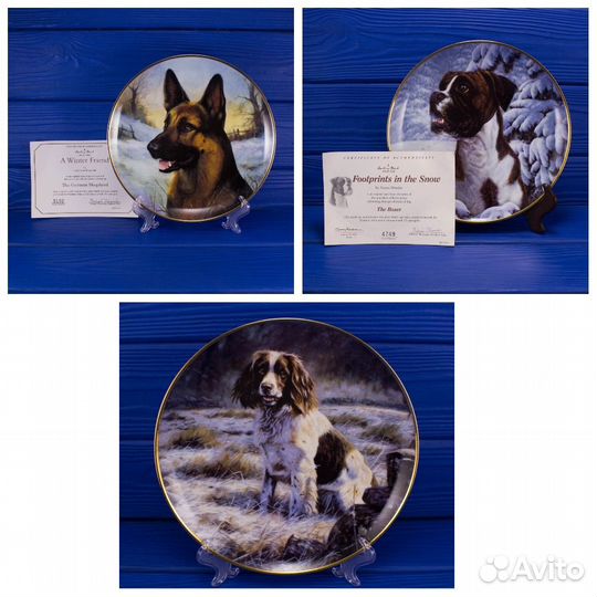 Комплект или поштучно тарелок Danbury Mint