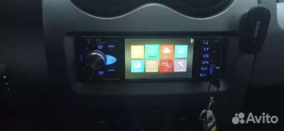 Магнитола 1 din. Bluetooth. Sd. Цветной экран
