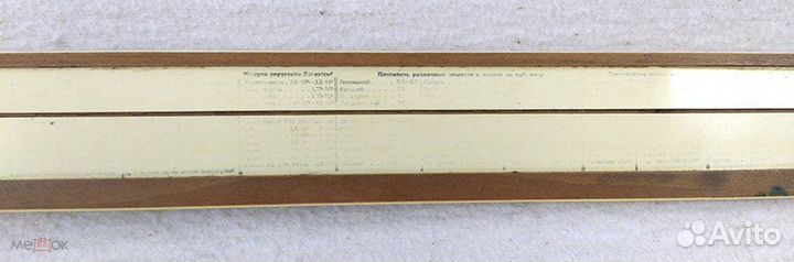 Логарифмическая линейка Ленинград С футляром 1959г