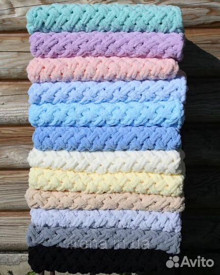 Плюшевый детский плед на заказ