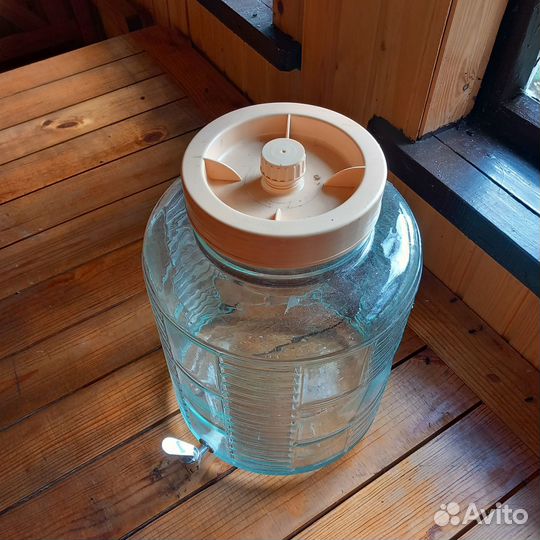 Банка бутыль с гидрозатвором