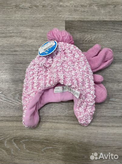 Комплект шапка, варежки 5 лет новые