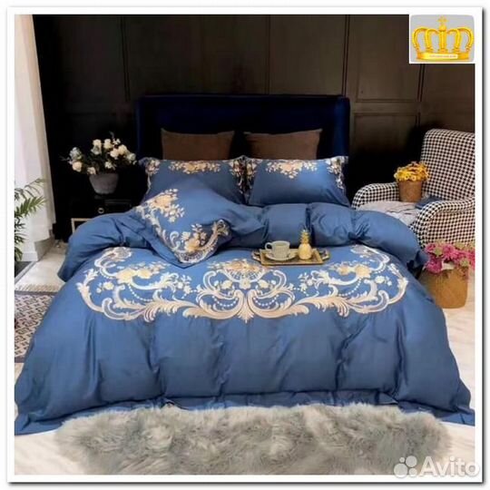 Постельное белье Roberto Cavalli Люкс Сатин Евро