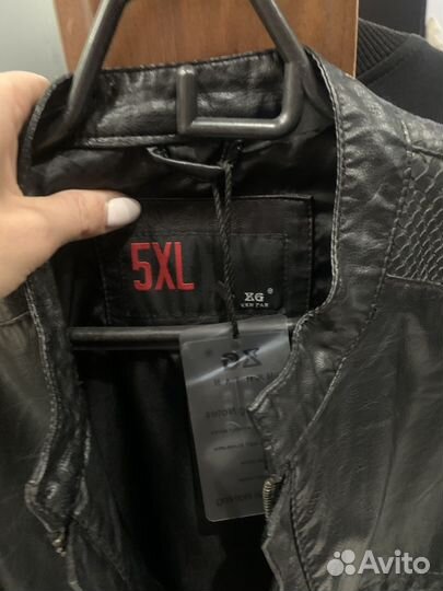 Куртка мужская кожаная новая