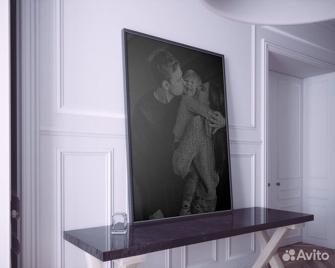 Картина из букв - креативный подарок