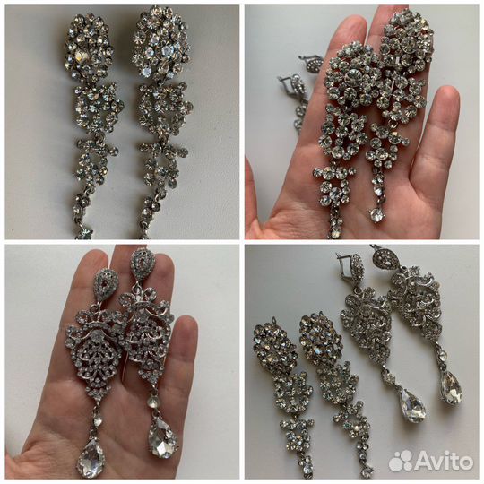 Серьги бижутерия